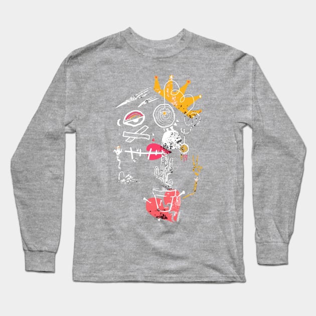 krazie daze Long Sleeve T-Shirt by somatosis